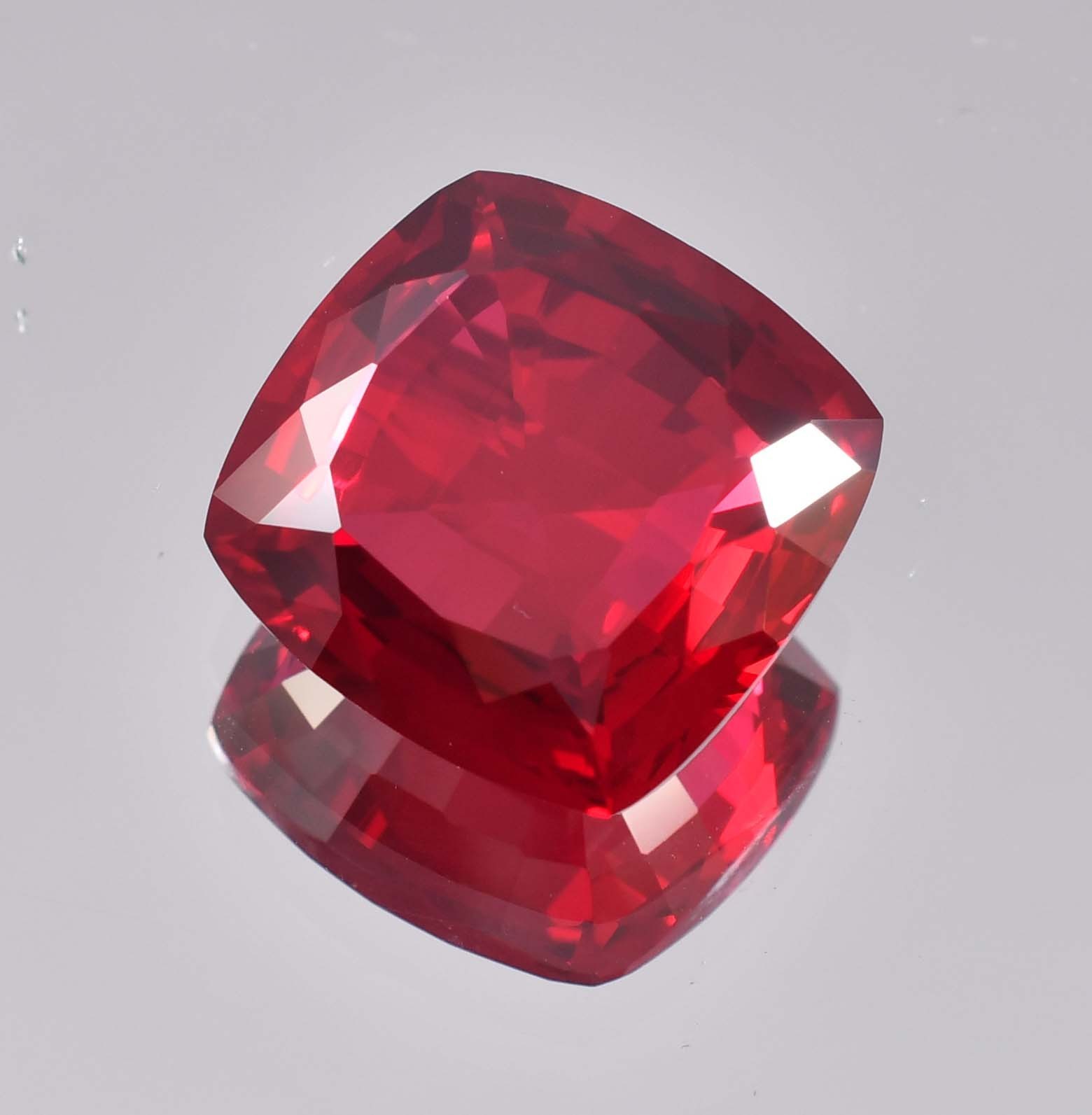 AAA+ Flawless Mozambique Blood Red Ruby (GIT Certified) Gem, All Size Available