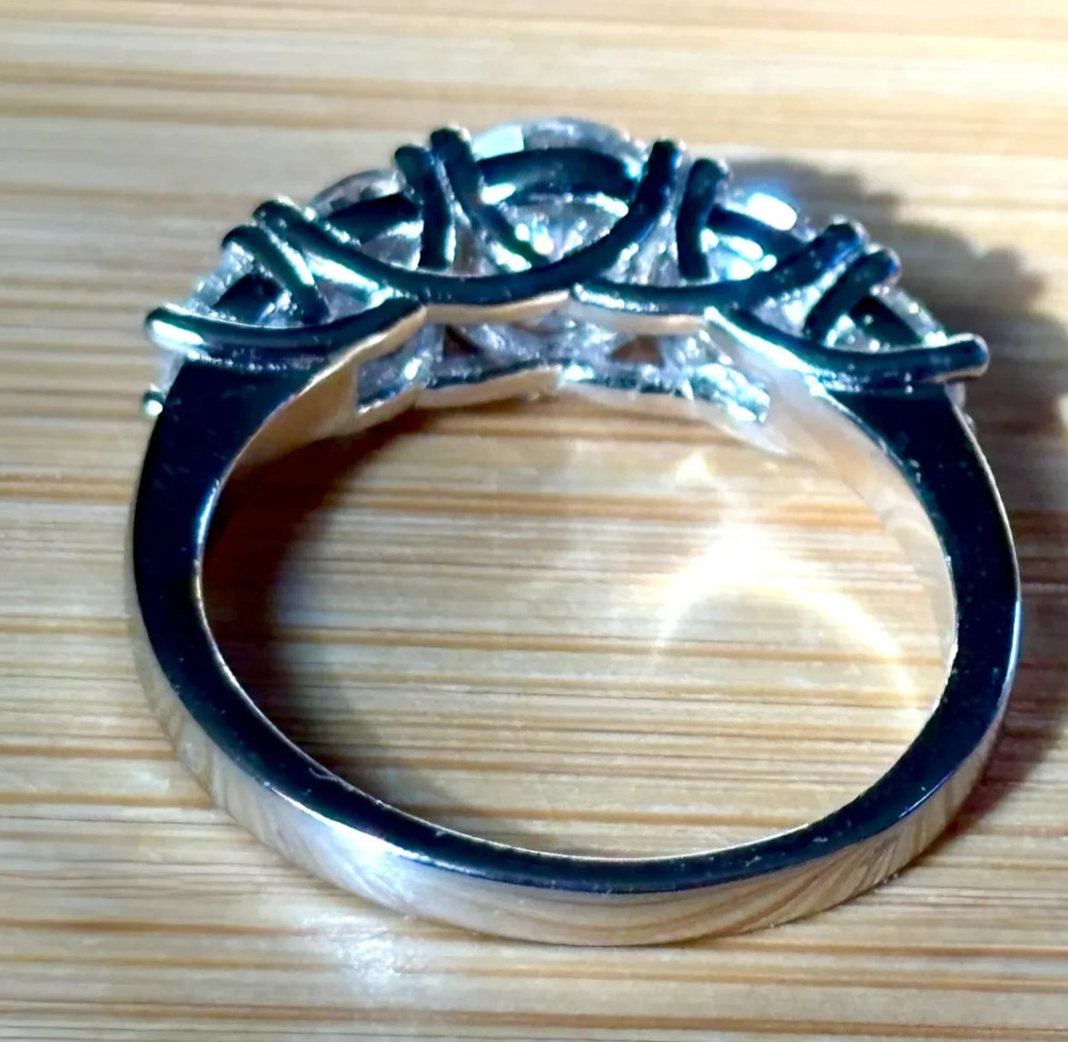 2.50Ct Round-Cut EF/VS1 Lab Grown Diamond Five-Stone Wedding Ring Platinum 950