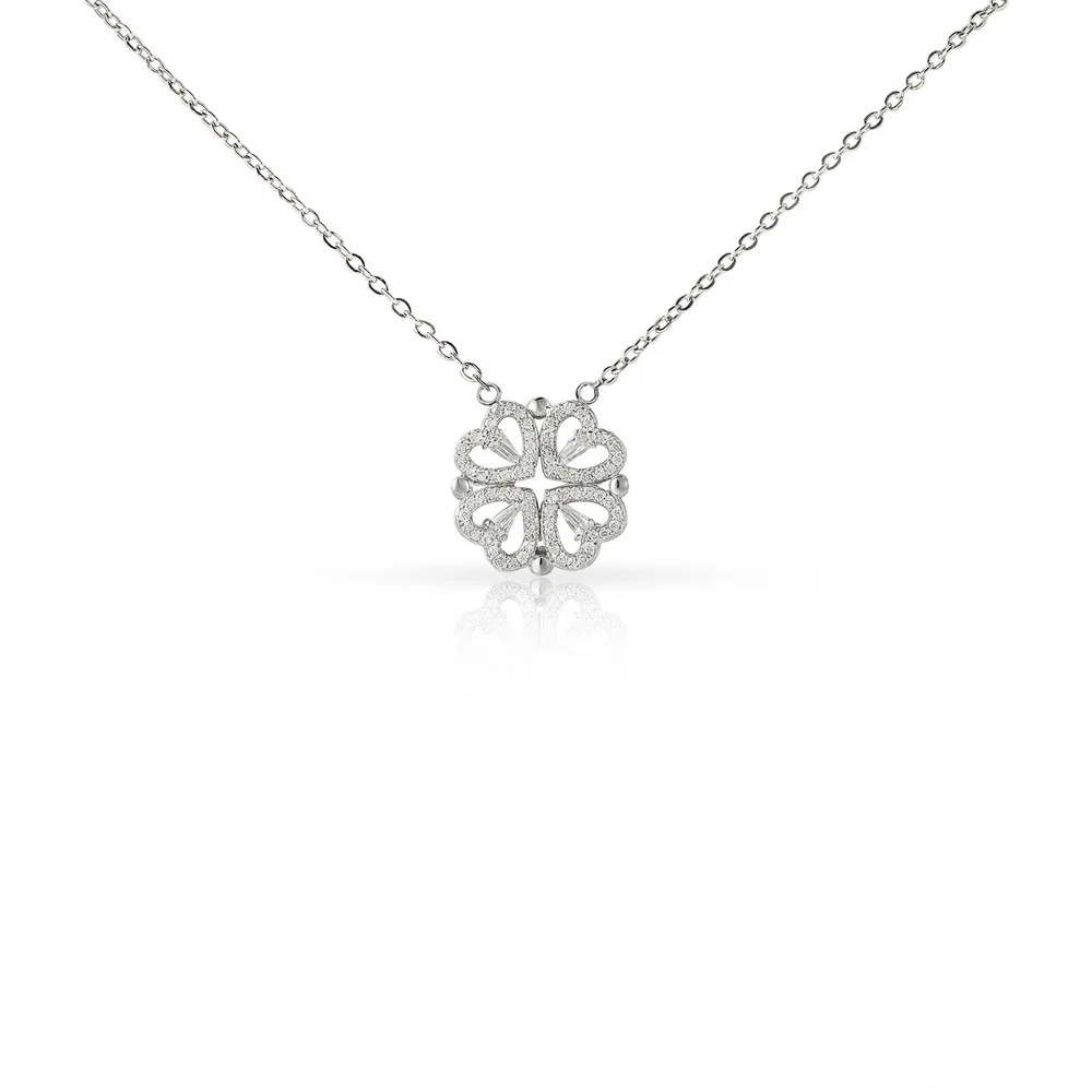 Soulmate Heart Clover Convertible Necklace