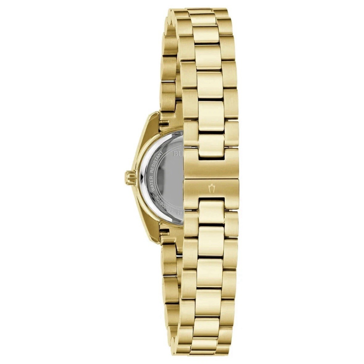 Bulova Classic Pave Gemmed Diamond Stainless Quartz Ladies Watch 98L315 ($425)