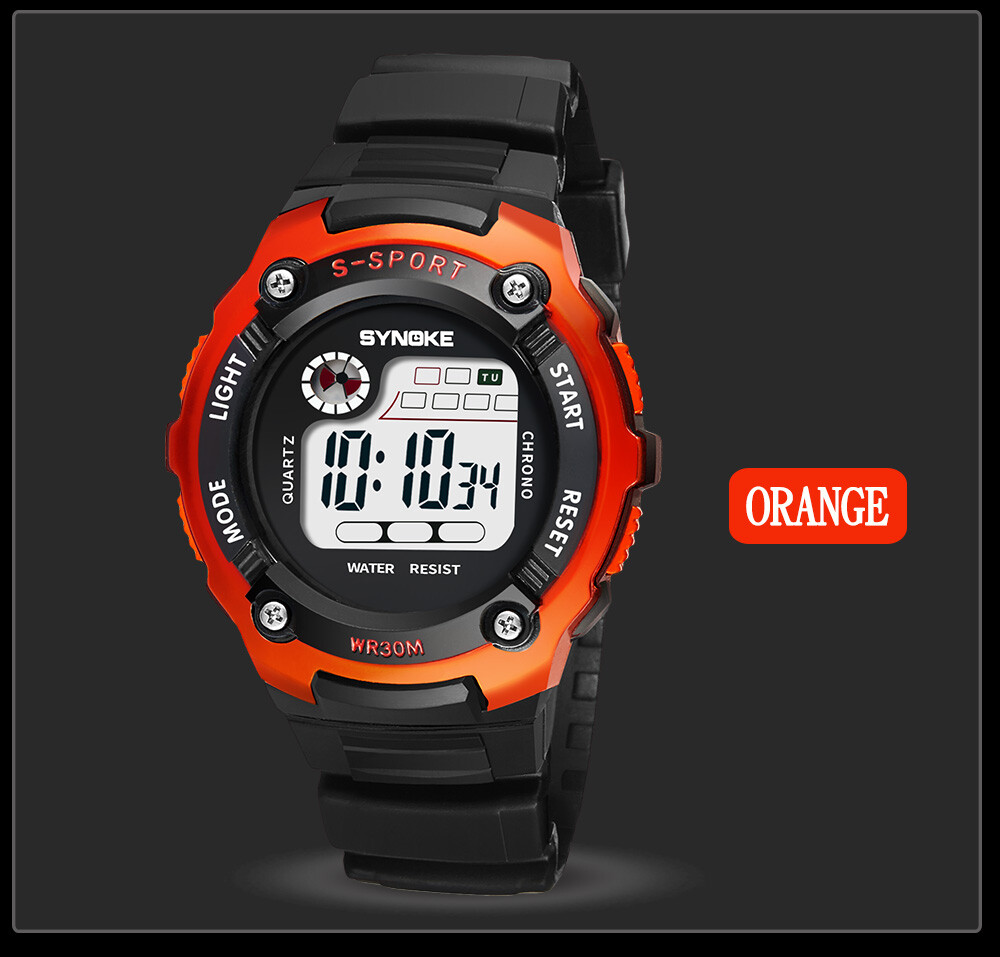 Kids Digital Electronic Watch Waterproof Children Boys Girls Sports LED Watches