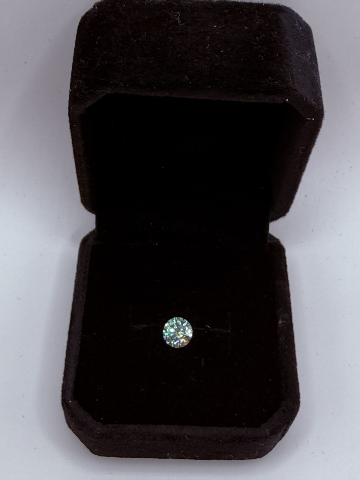 6.5 mm 1.0 CTW Loose Ice Blue (Very Light) Moissanite Stone