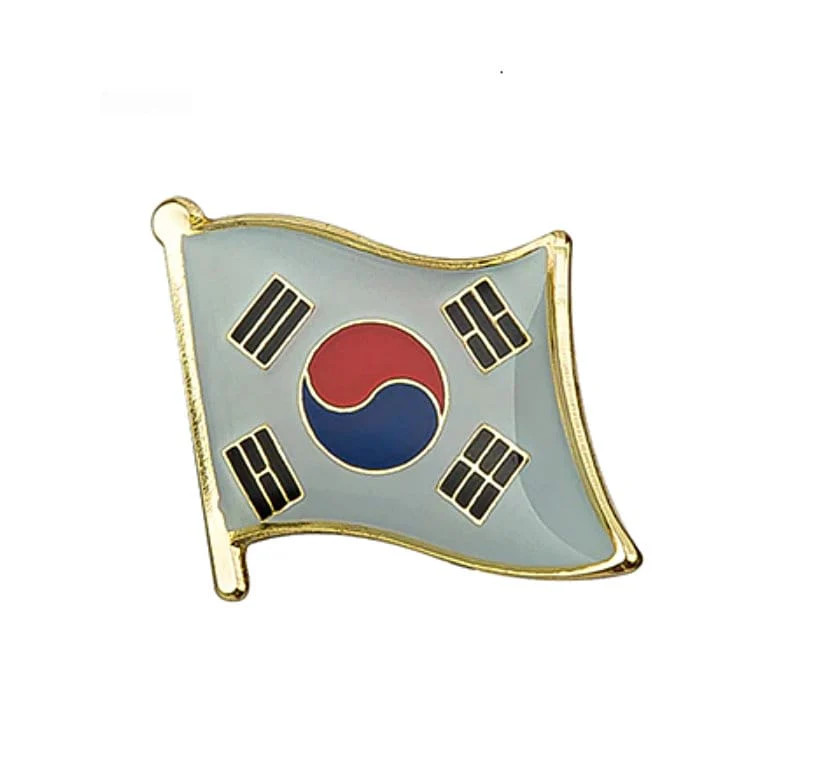 South Korea Flag Lapel Pin