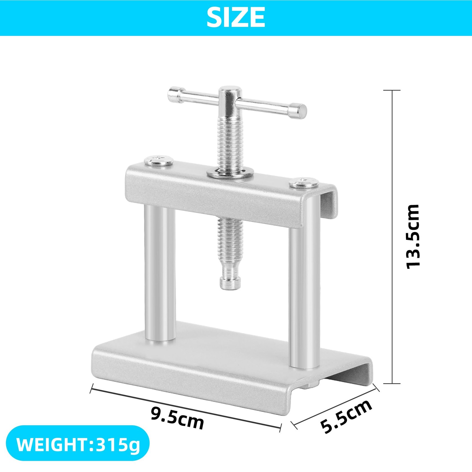 Singcci Watch Press Tool Set, Set Back Case Closer with 12 Silver
