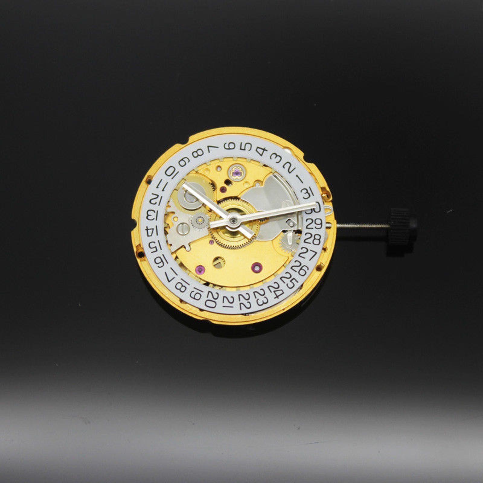 25-Jewel Retro Automatic Mechanical Watch Movement Date At 3 For ETA 2824 2824-2