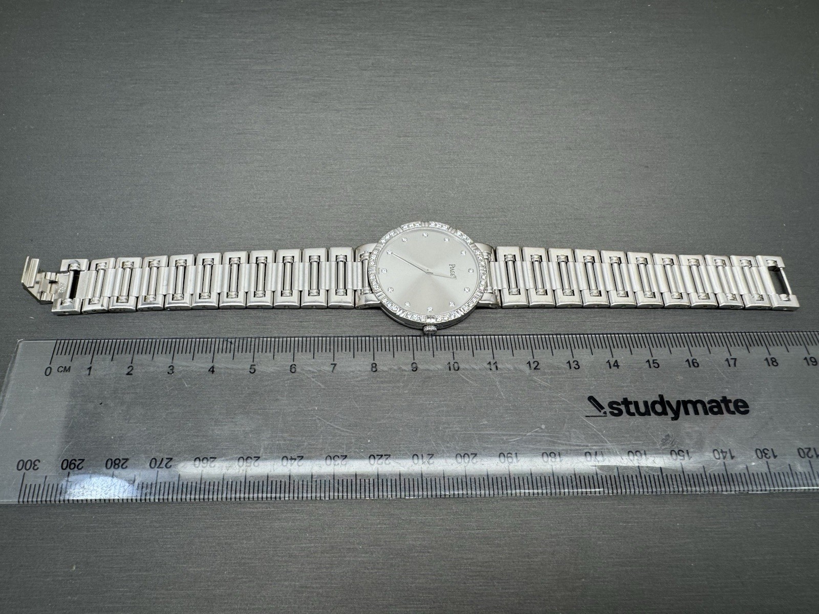 Piaget Dancer 18K White Gold Diamond Bezel Quartz Watch