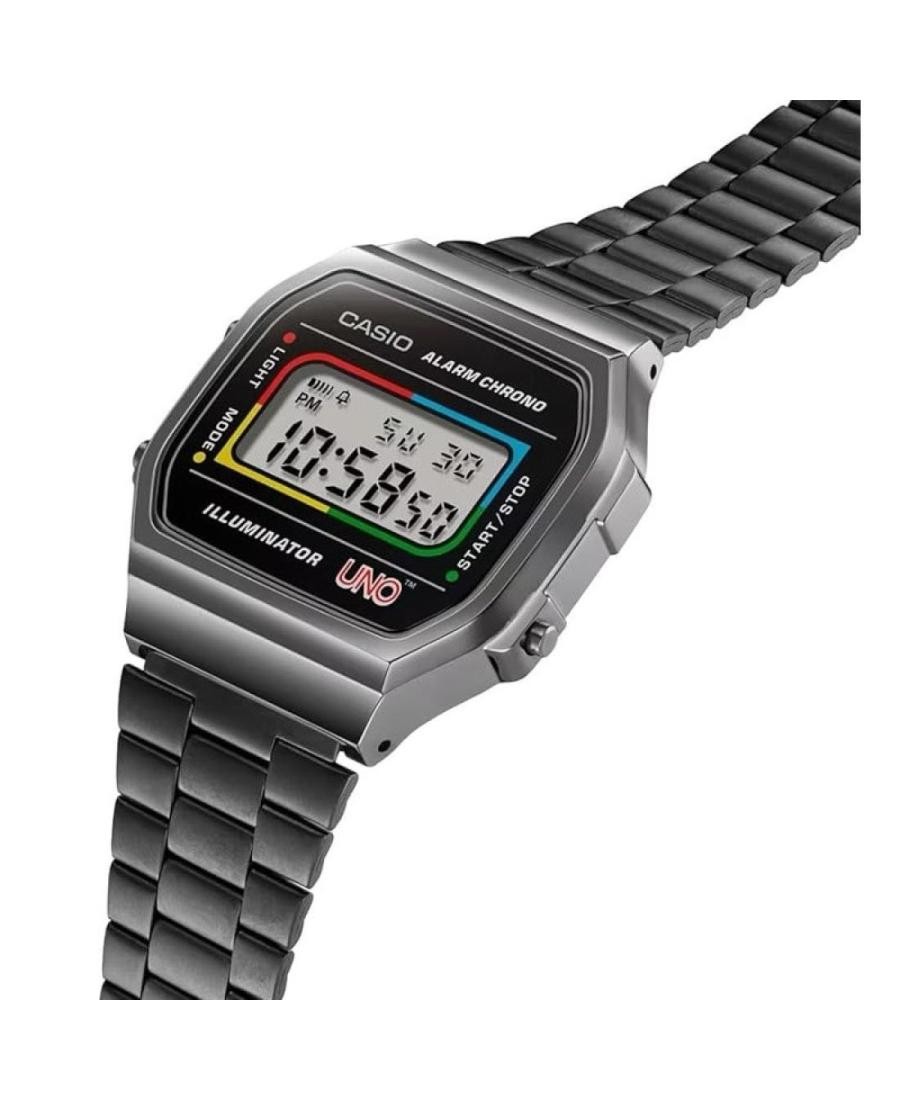 CASIO Men Digital Quartz Casual Watch Classic Dress Black Dial Waterproof Rectan