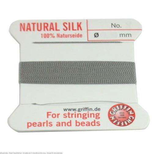 Grey Griffin Silk Bead Stringing Cord #1