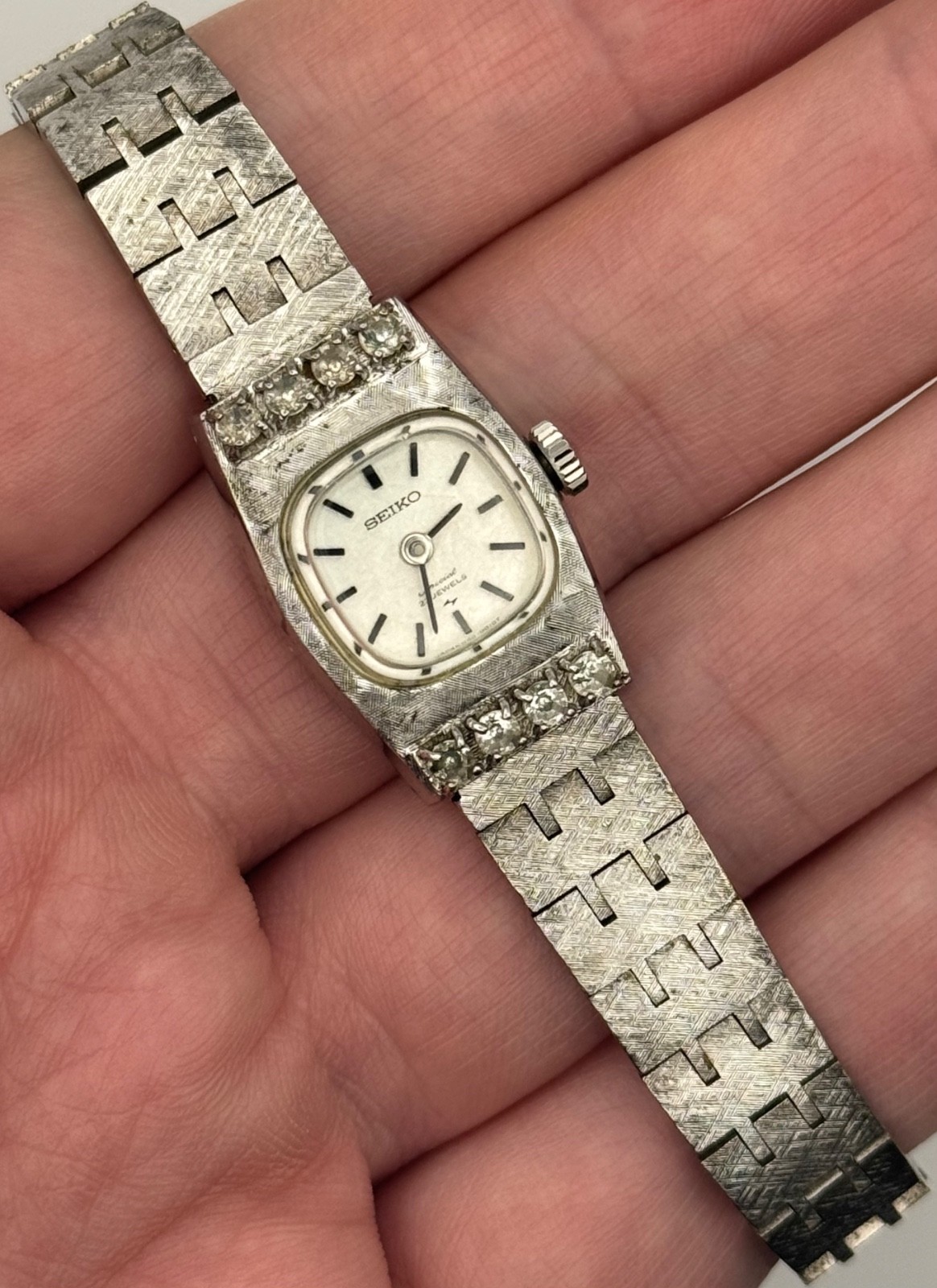 RARE 1969 Seiko Women’s ‘SPECIAL’ WGP Watch – 1140 Manual – 23 JEWELS – RUNNING!