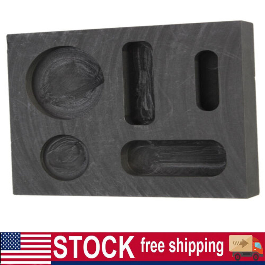 Graphite Ingot Casting Mold Combo Mould For Melting Refining Gold Silver Copper