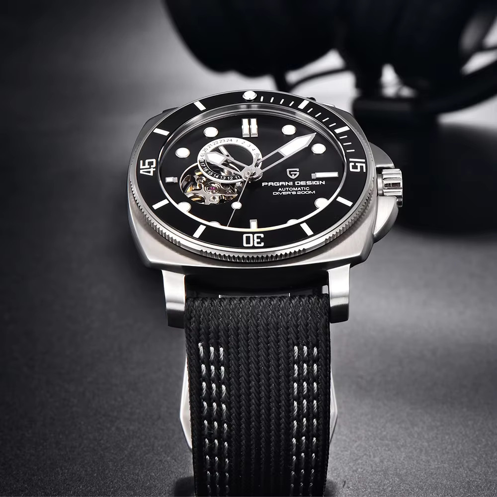 43MM Men’s Automatic Mechanical Watch NH39 200M 20ATM Waterproof Sapphire glass