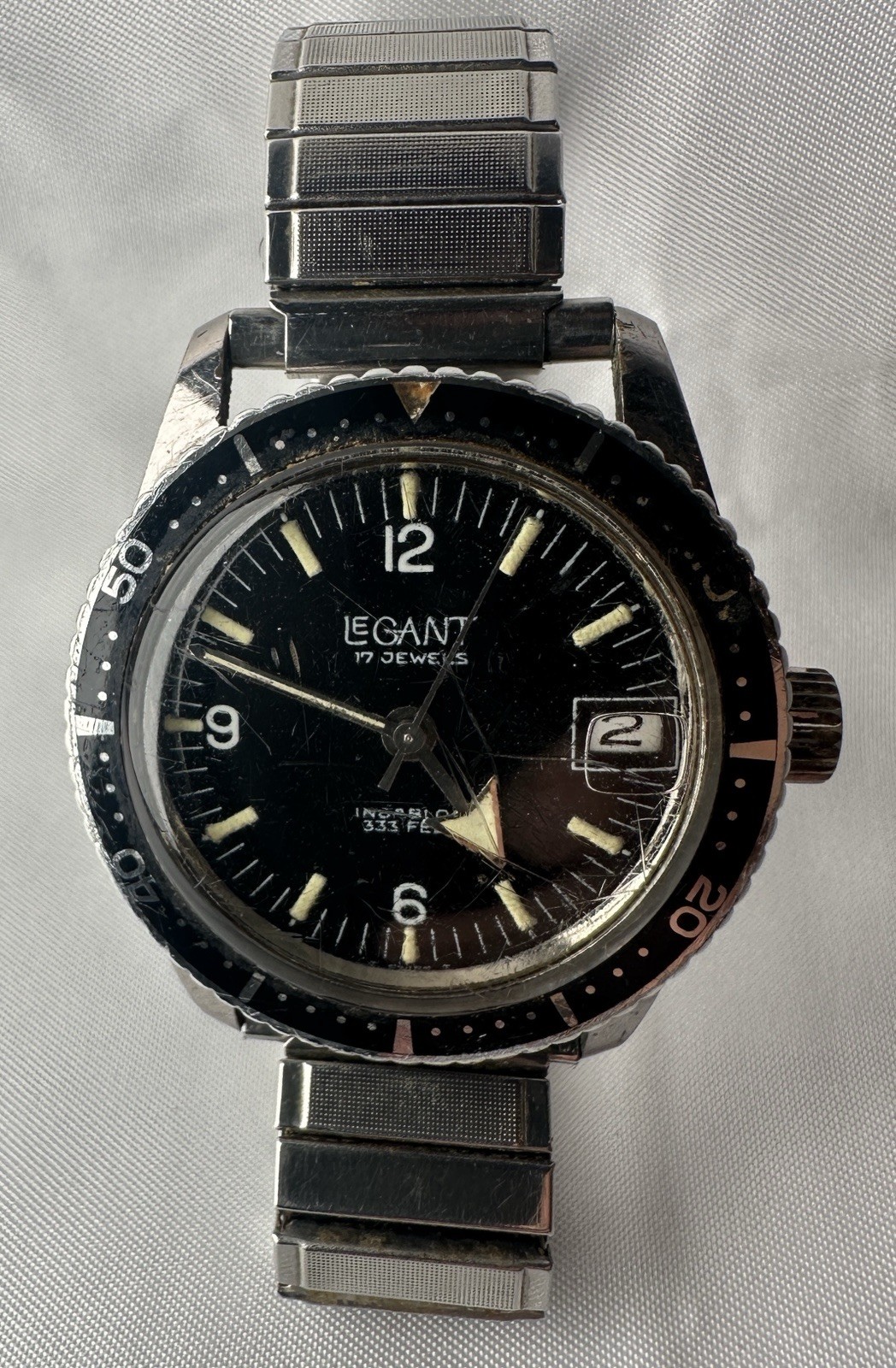 LeGant 17 Jewels Mens Watch – Running Condition