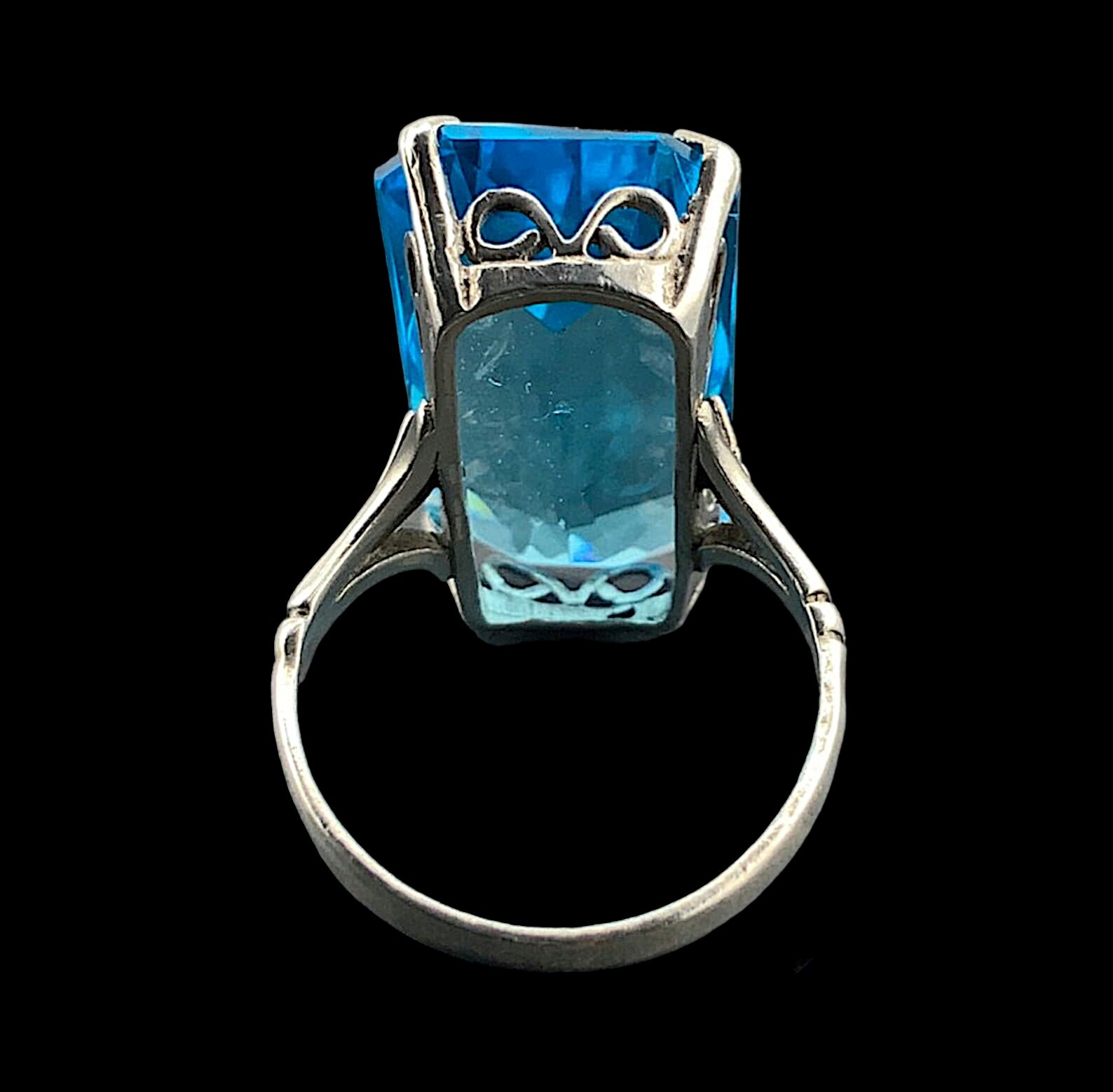 Blue Topaz Ring 925 Sterling Silver Ring Handmade Gemstone Ring Women’s Ring