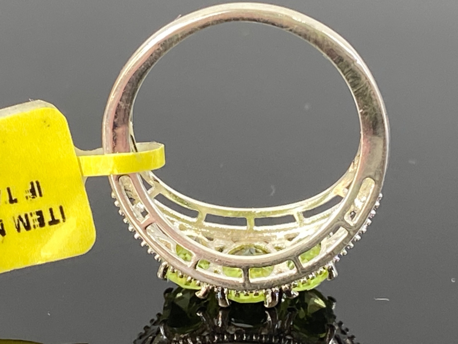 Sterling Silver STS CHUCK CLEMENCY Peridot Ring New w/ Tag – Size 6 / 2 Grams