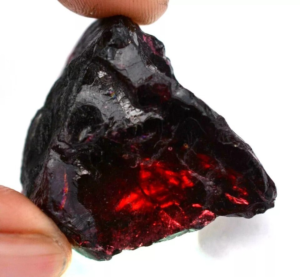 Untreated 126.45Ct Extremely Rare Natural Red Painite Certified AAA+ Facet Rough