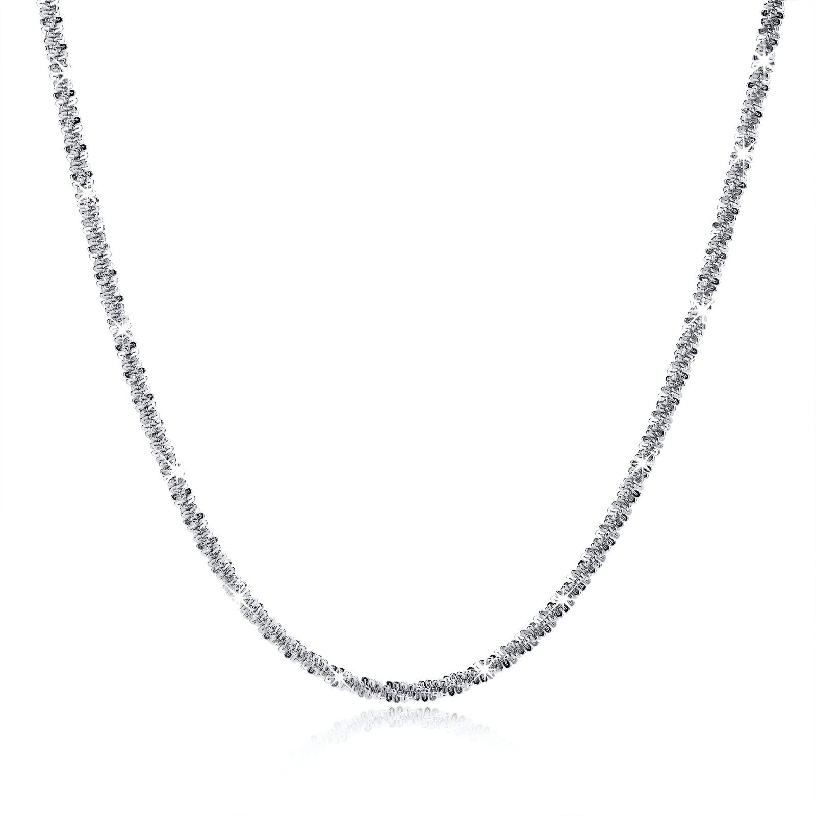 Sparkling Starry Necklace Titanium Steel 18K Gold Plated Chain Fashion Jewelry