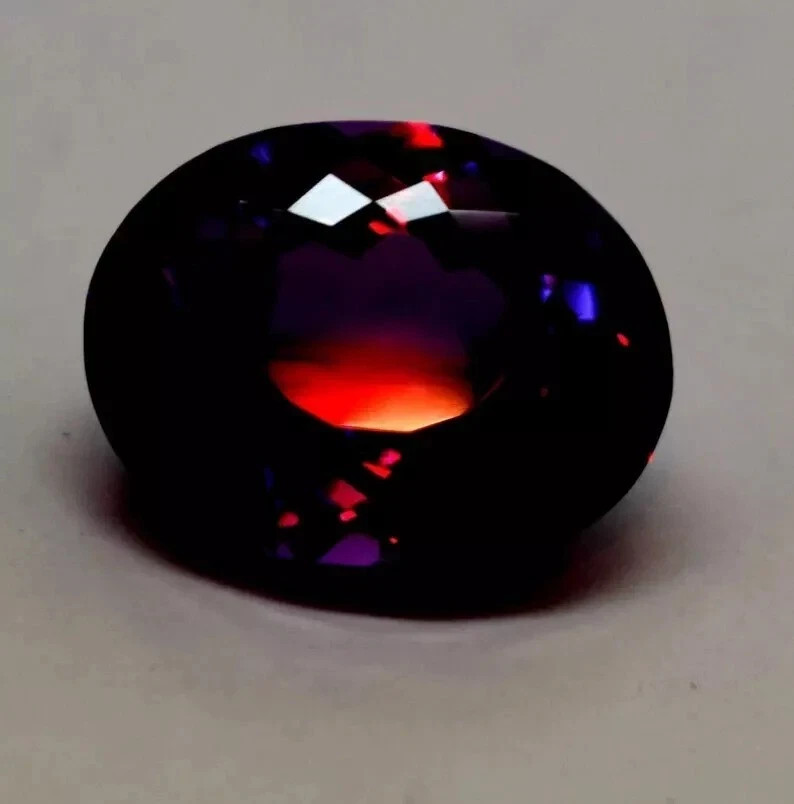 Color Changing AAA Certified Oval Cut 10 Ct Natural Alexandrite Loose Gemstone