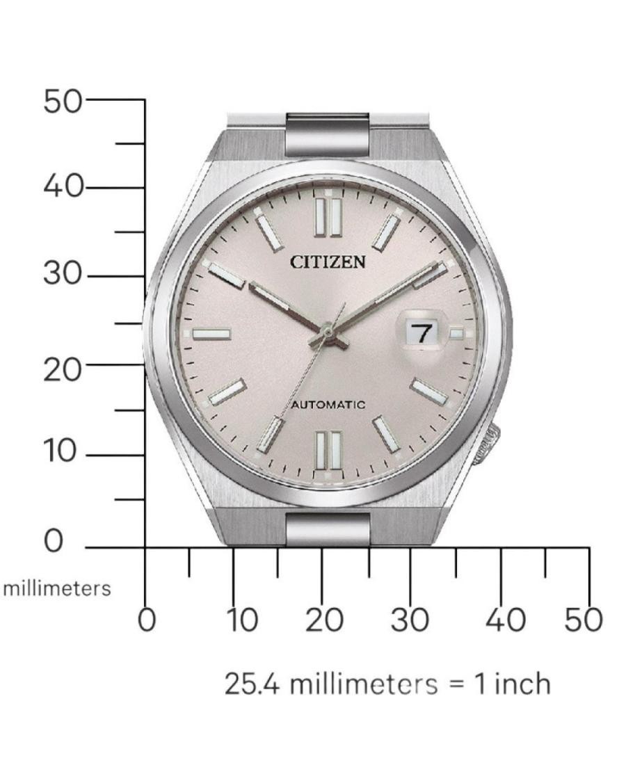 CITIZEN Men Analog Automatic Casual Watch Classic Dress Sand Dial Waterproof Rou