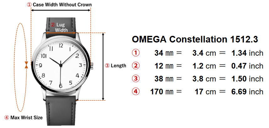 [Full Set] OMEGA Constellation 15123000 Cal.1532 34mm White Quartz Men’s Watch