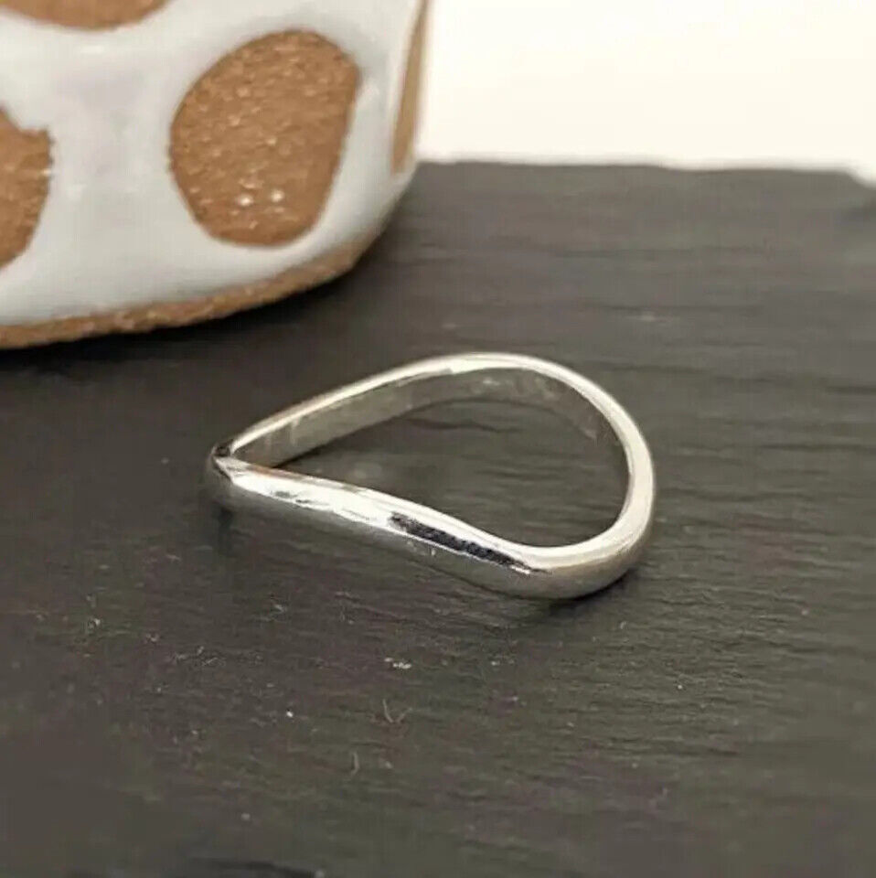Thumb Band Ring 925 Sterling Silver Handmade Women Jewelry Ring All Size SR322