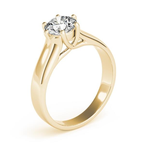 Sterling Silver VS F 1.00-2.50 Ct Lab Grown Diamond Six Prong Set Solitaire Ring