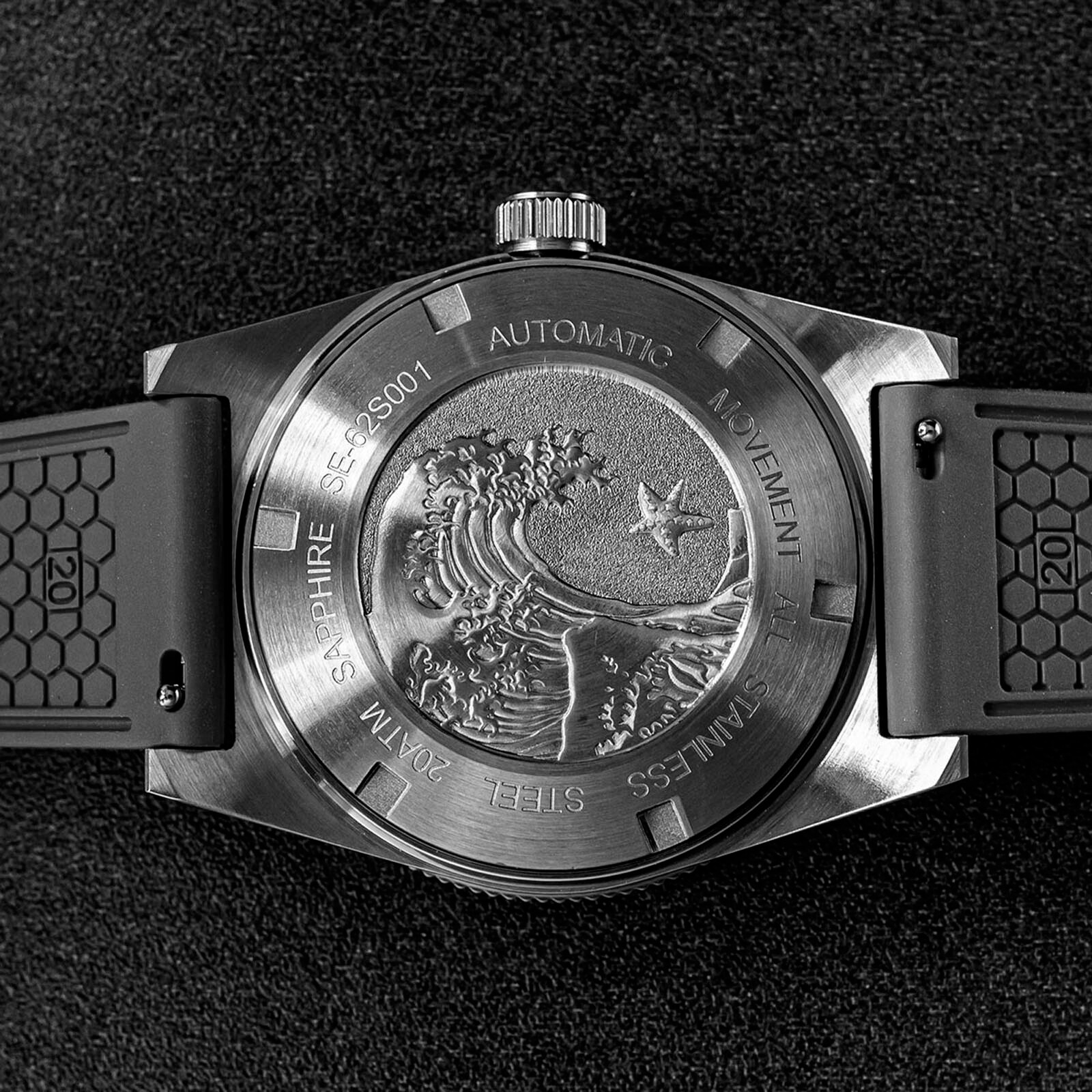 Seestern V3 62MAS 20ATM Genuine Ceramic Bezel 200m DIVER’S Watch SE2021-D62S-RK