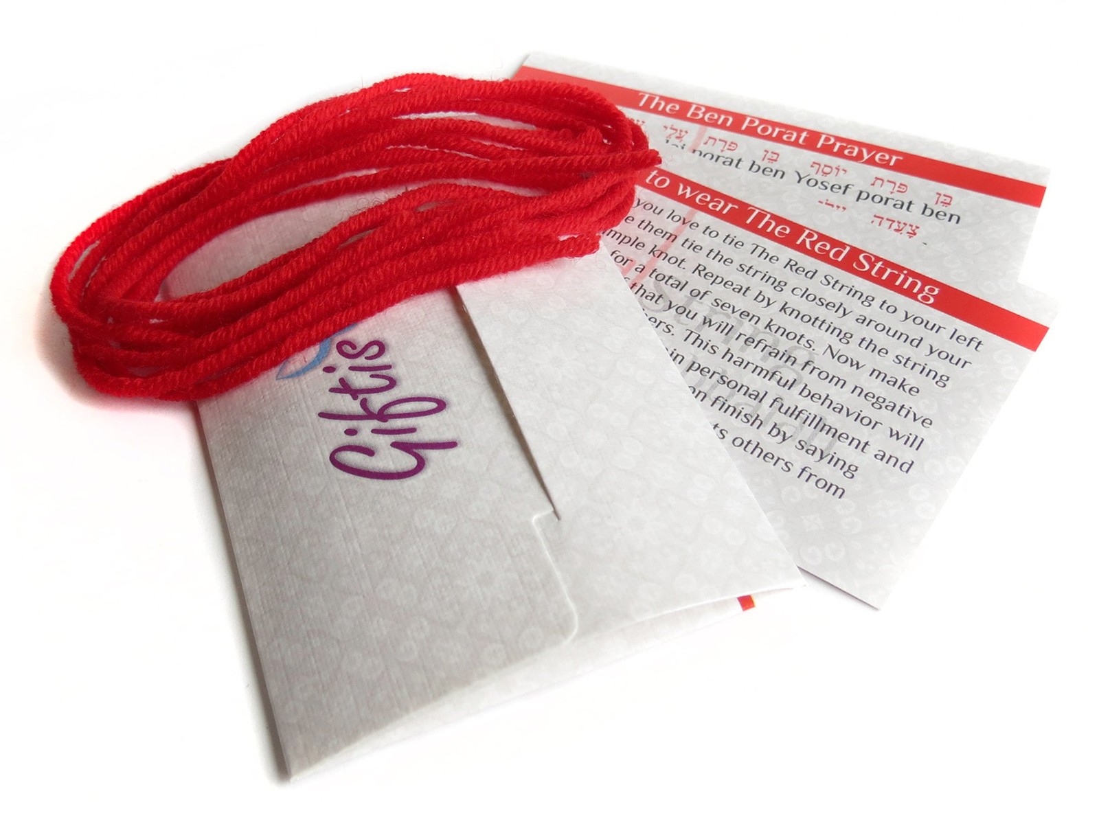5 pcs Original Kabbalah Red String Bracelet – 100% Wool – Powerful