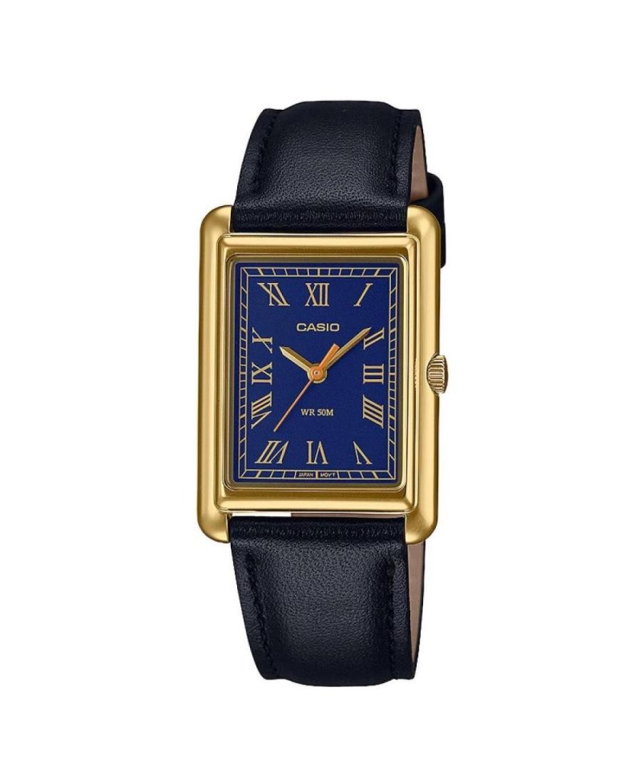 CASIO Women Analog Quartz Casual Watch Classic Dress Blue Dial Waterproof Rectan