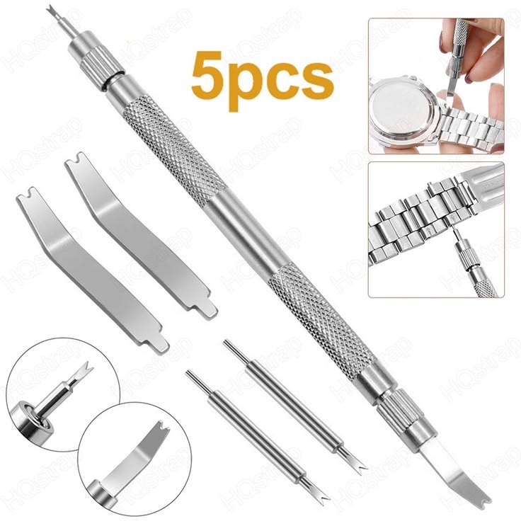 Metal Watch Band Link Remover Tool Kit Adjustable Bracelet Strap Pin Repair Tool