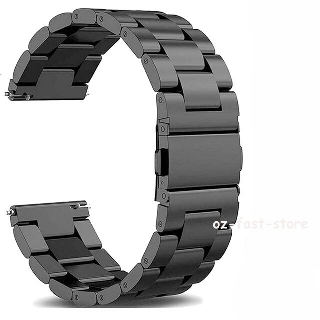 US 18/20/22mm Replacement Metal Watch Band Stainless Steel Strap Wristband Bands