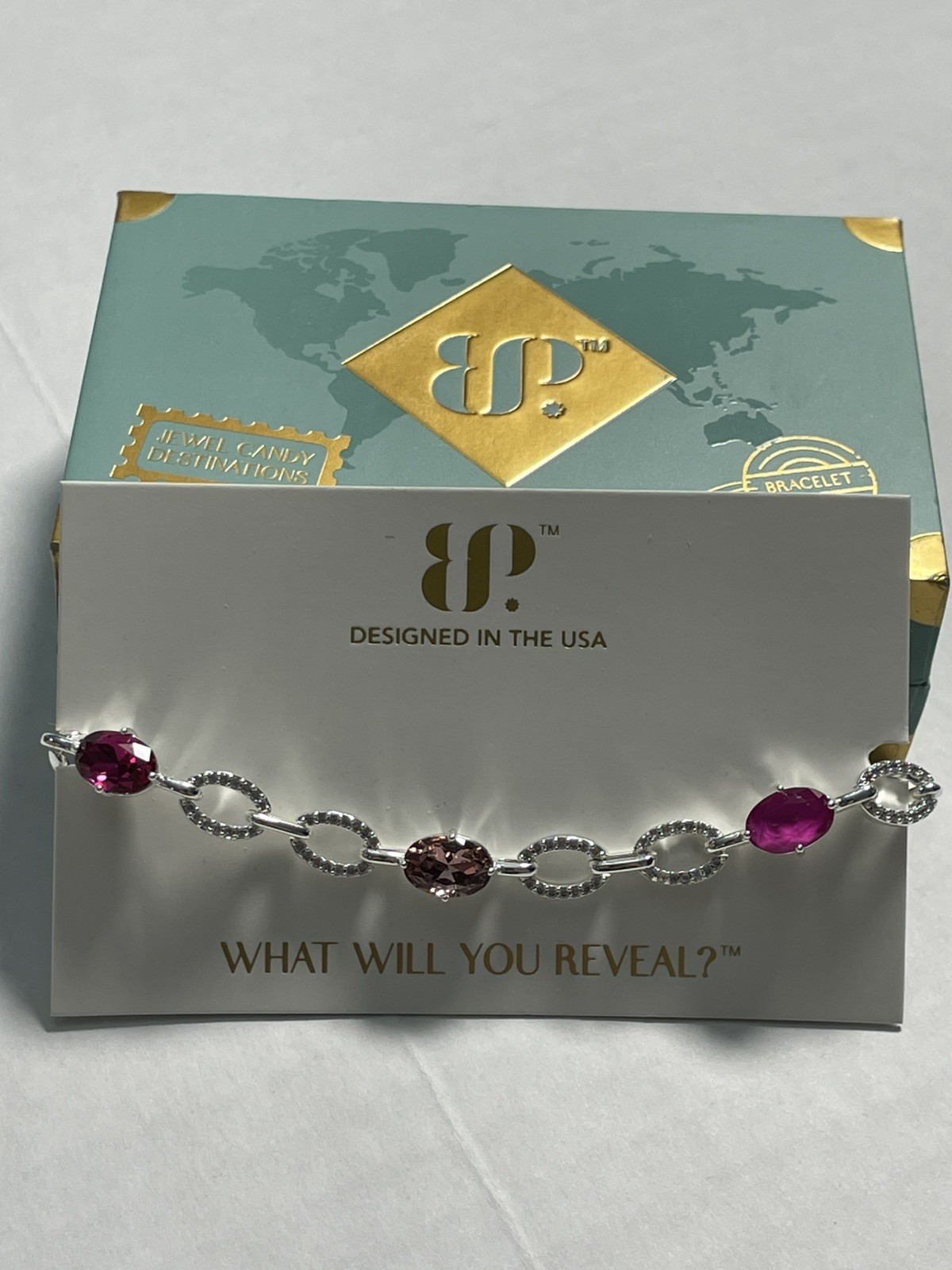 Bomb Party Jewel Candy Bracelet – BR34590 Endless Destinations – Rio Heat, Pinks