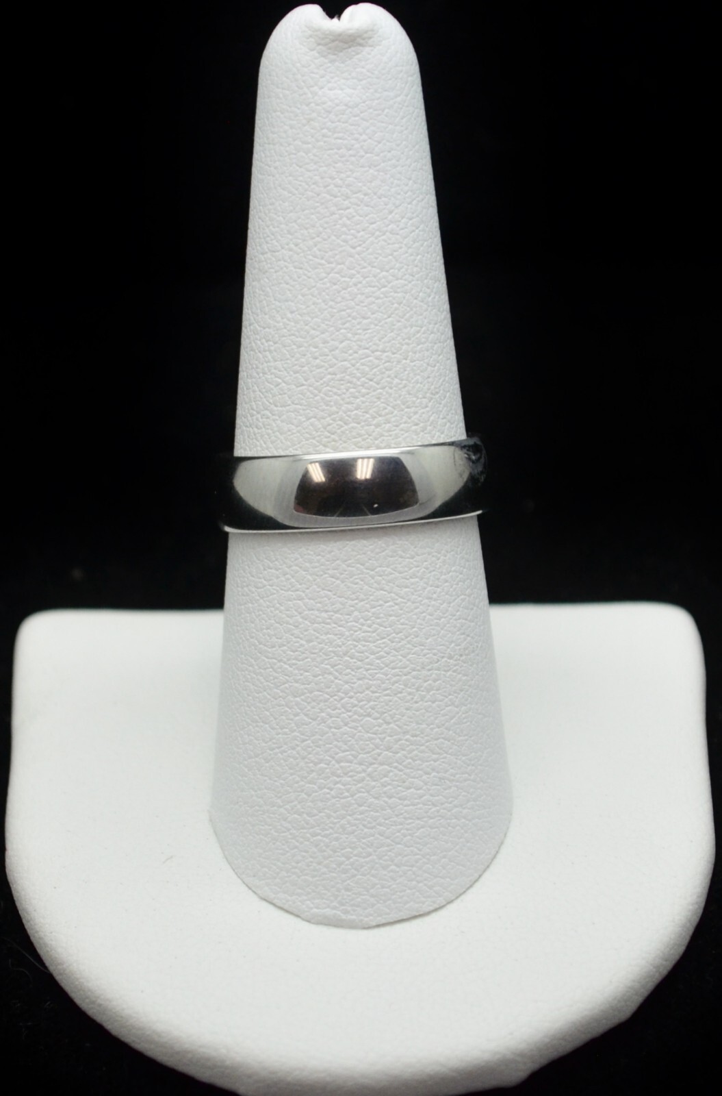 Sterling Silver Simple Smooth Band Ring SZ 8.0 #FMX439