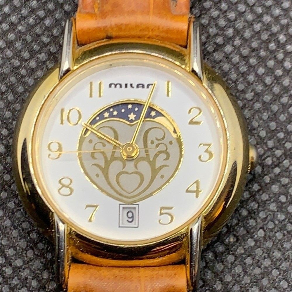 Milan moon phase date watch