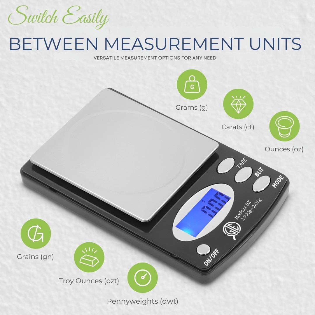 Gold Silver Testing Kit Electronic Scale Diamond Tester Digital Jewelry Cleaner