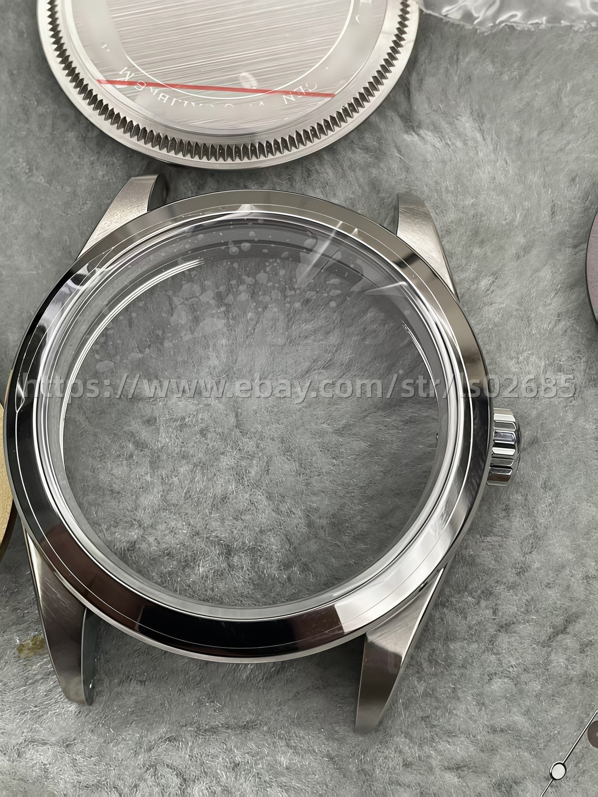 DIY SET for 2824 39MM watch case + dial + hands + Strap sapphire