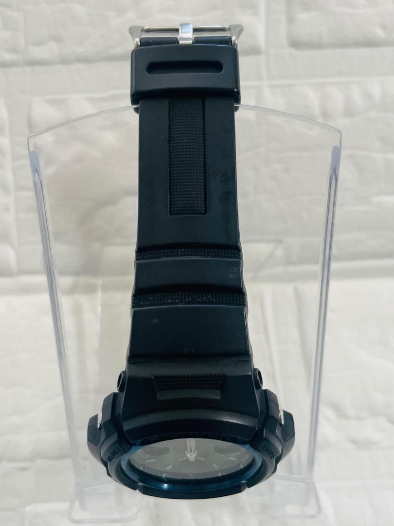 [Good Condition] CASIO Watch G-SHOCK Black x Blue AWG-M100A
