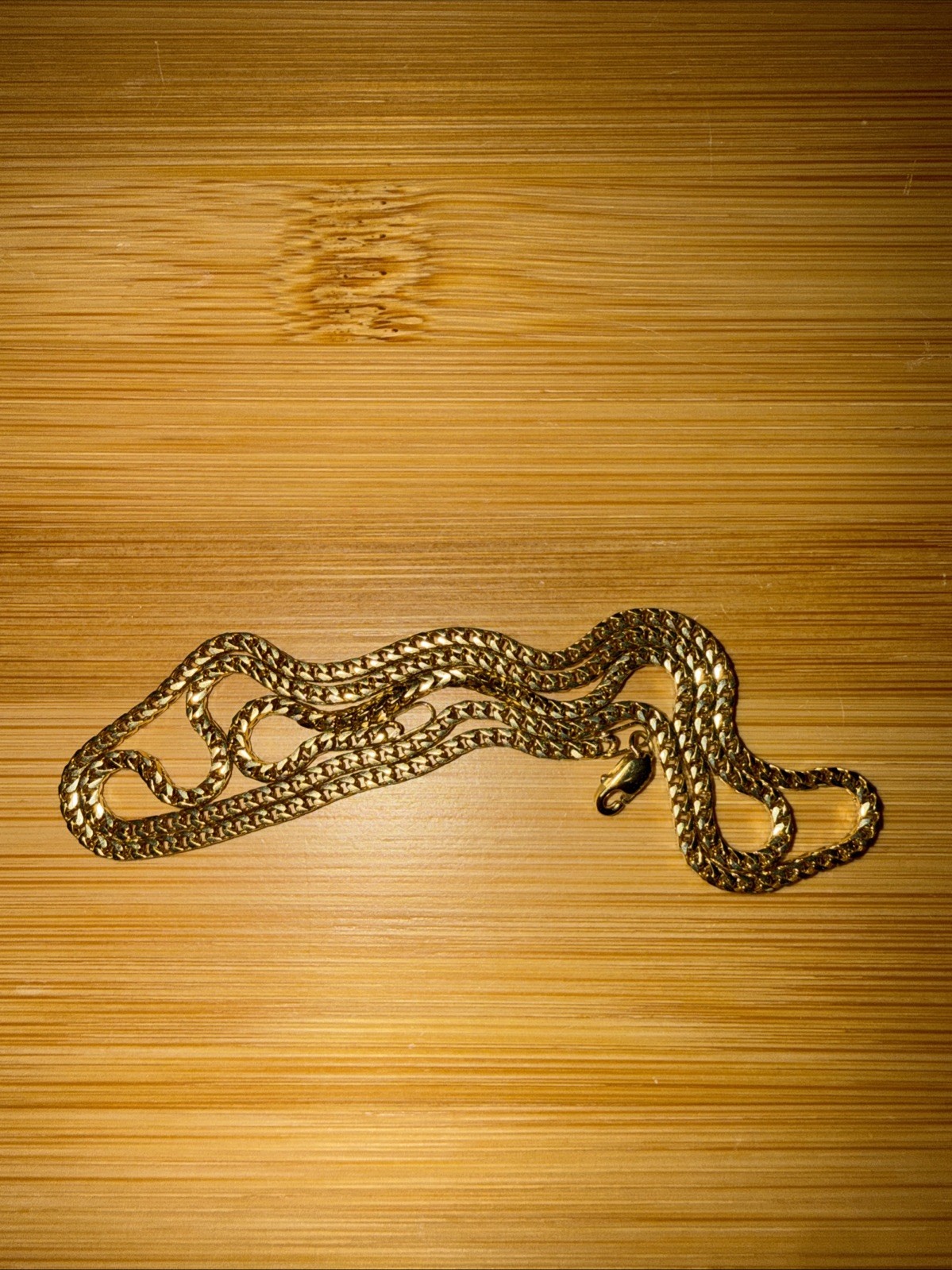 14k Yellow Gold 20” Franco Necklace