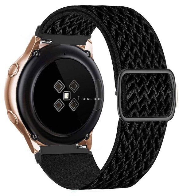 For Samsung Galaxy Watch 3 4 5 6 7 FE Active 2 40/44m Nylon Fabric Elastic Band