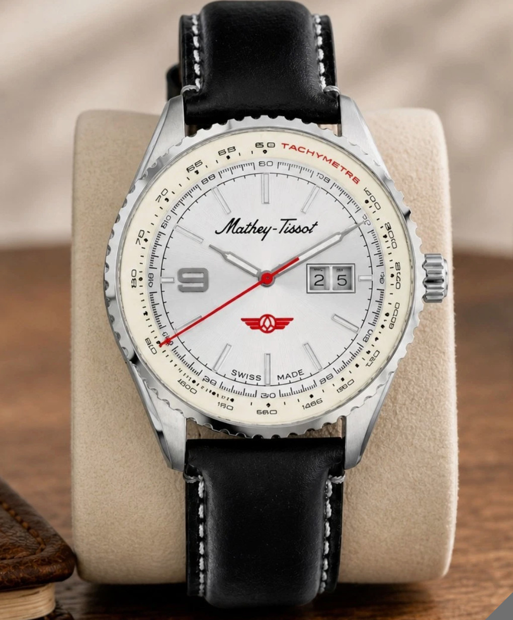 NEW – RARE -Mathey Tissot Atlas Quartz Silver Dial Men’s Watch
