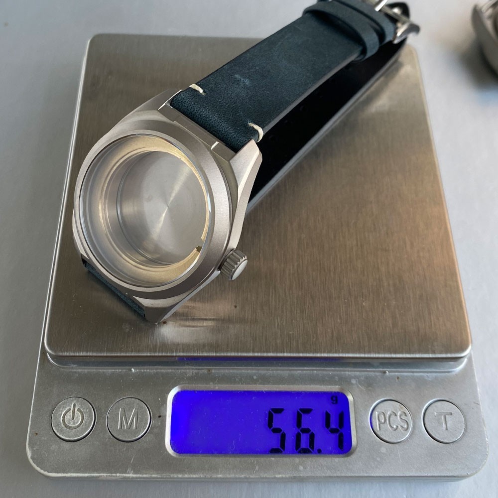 20ATM Retro 40mm Titanium Watch Case Sapphire Glass Fit NH35 ETA2824 Miyota 8215