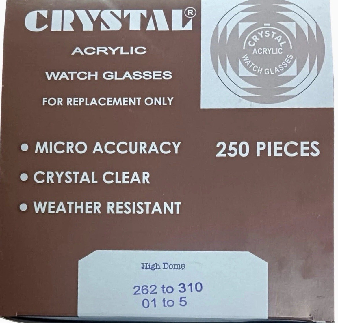 Replacement Acrylic Watch Crystals – 26.2mm to 31.0mm -High Dome – 1 Pc