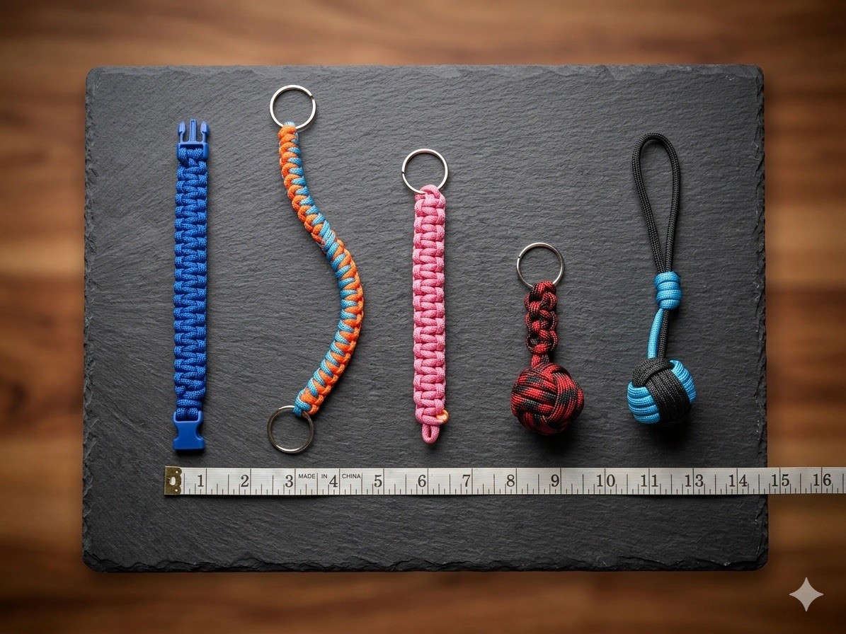 Handmade Cord Bracelets & Keychains (Guaranteed to increase your coolness)