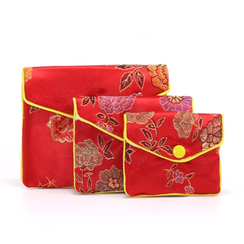 12-Pack Silk Jewelry Pouch, Gift Bags, Multicolor, Small/Medium/Large