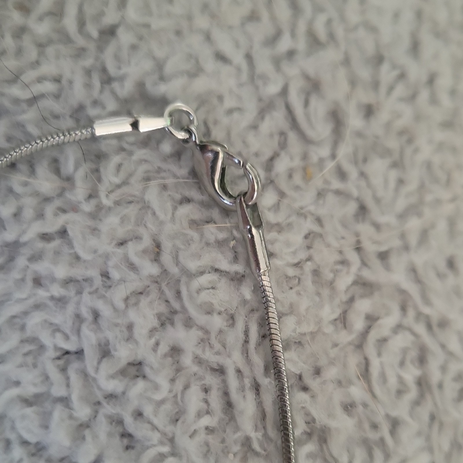 Silver Tone, Silver Metal Ball/box Chain Necklaces Lot of 3, No Stone.