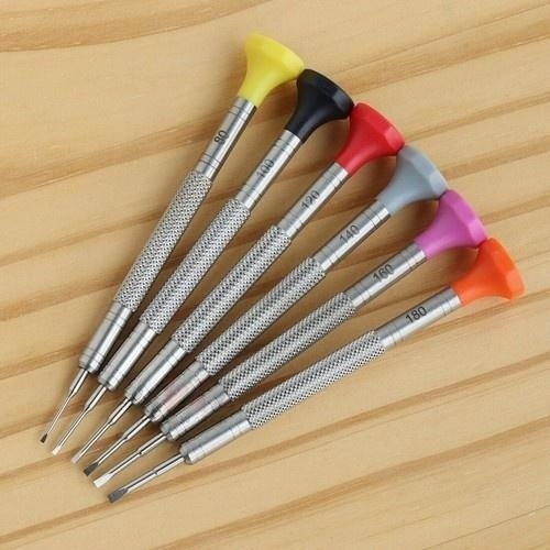 V-Blade Screwdriver Set for Rolex Watch Bracelet 0.8-1.8mm Watchmaker Tool-