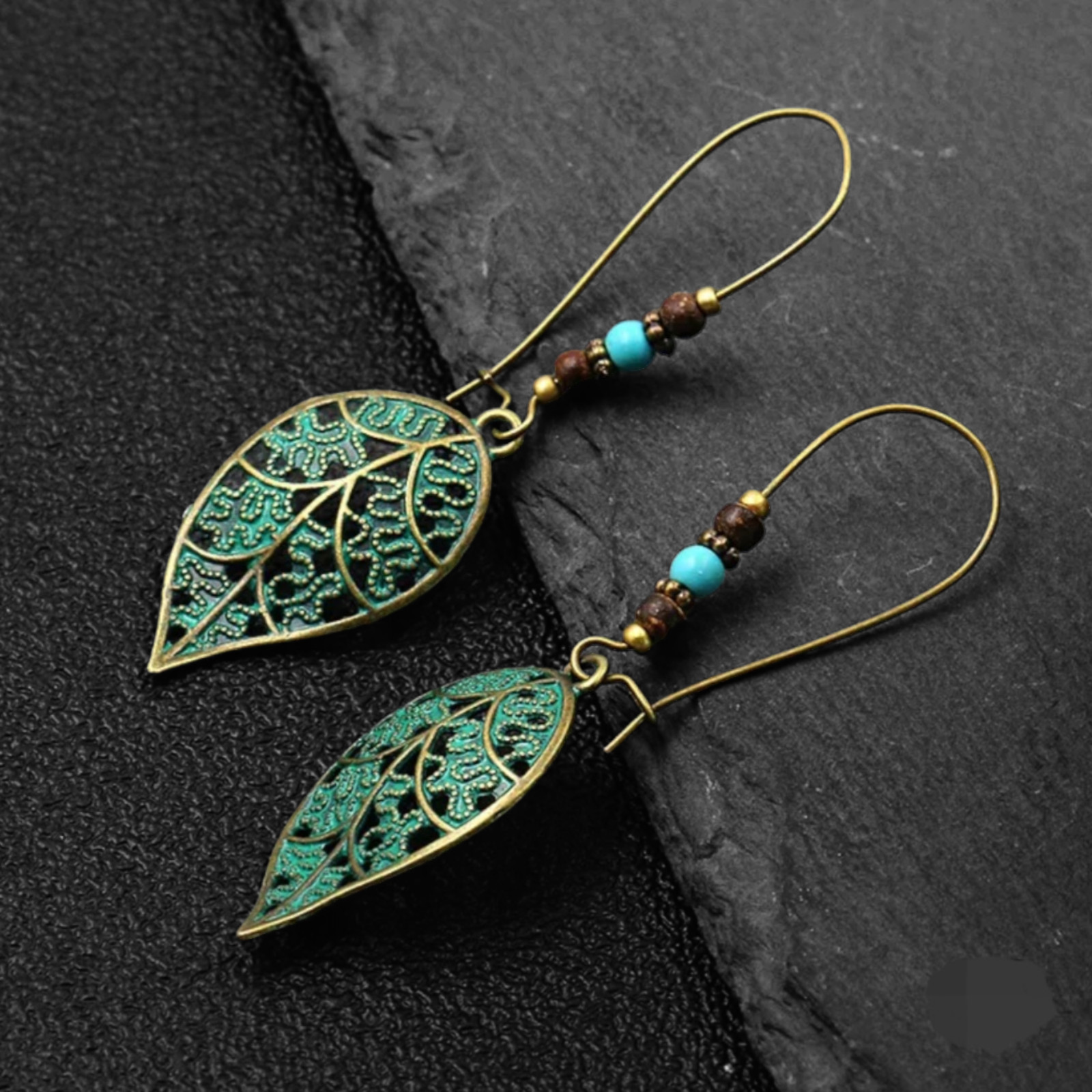 Fashion Vintage Boho Style Dangle Drop Leaf Earrings For Women Fashion Jewelry