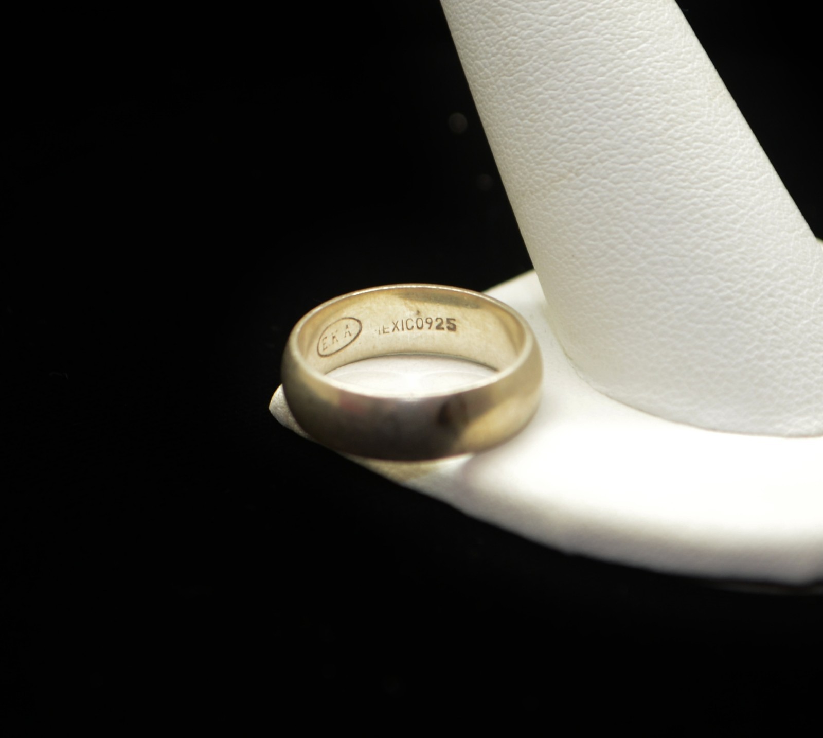 Sterling Silver Simple Smooth Rounded Band Ring SZ 6.0 #FMF226