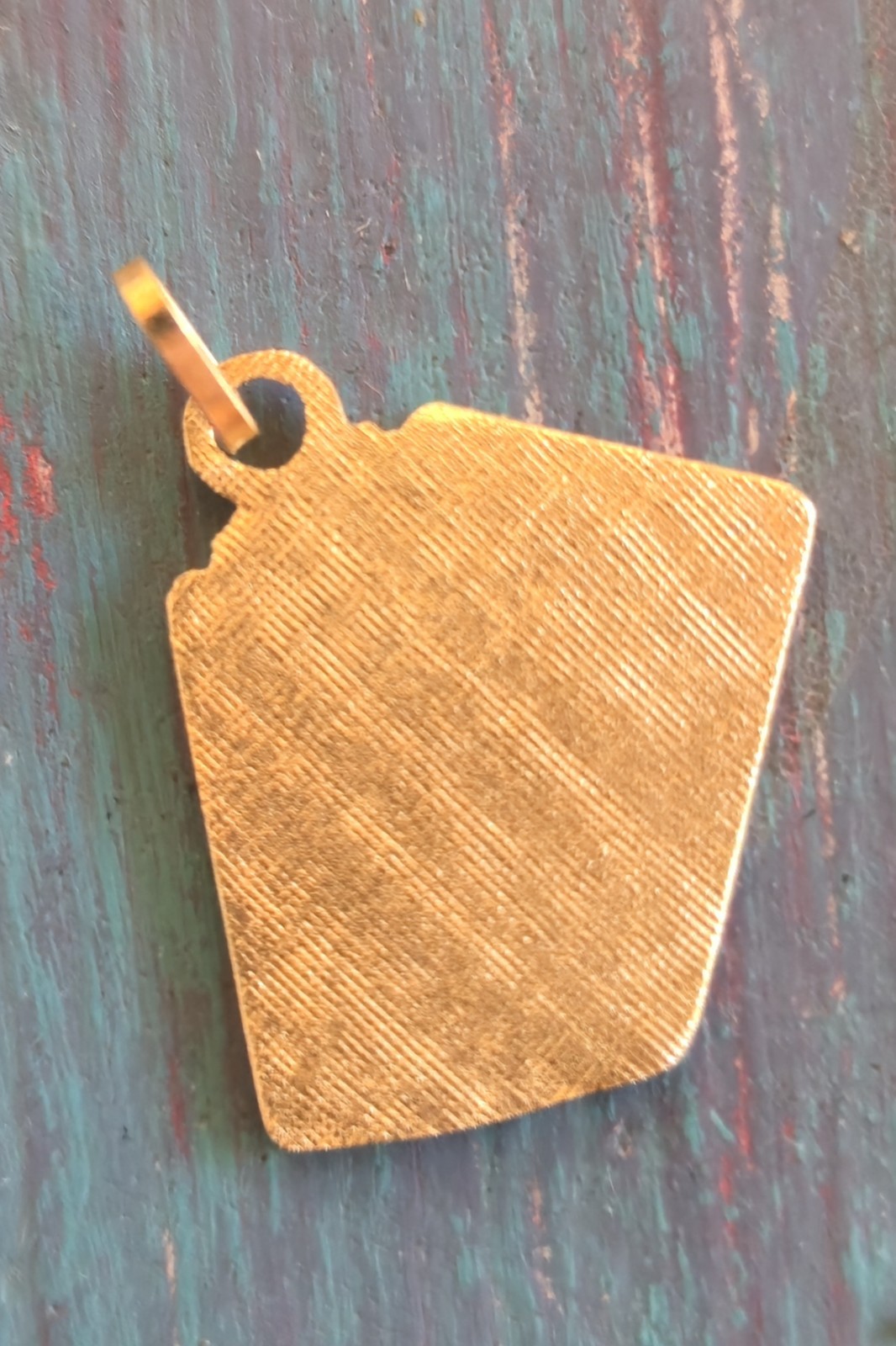 Vintage Royal Flush in Spades Pendant – 14K – 1980s Style – .75″