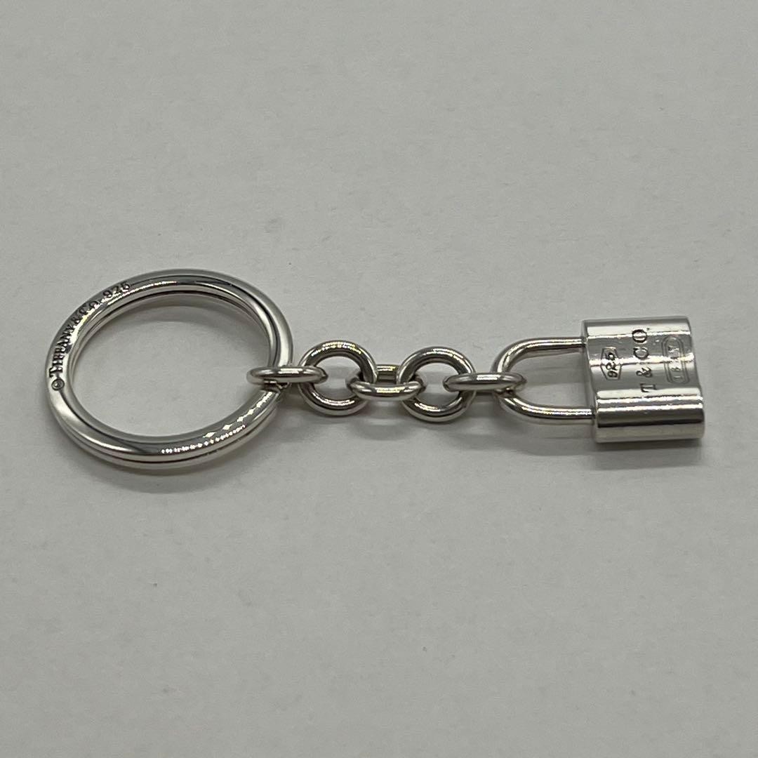 Tiffany 1837 Cadena Keyring Charm SV925 Silver AB Used