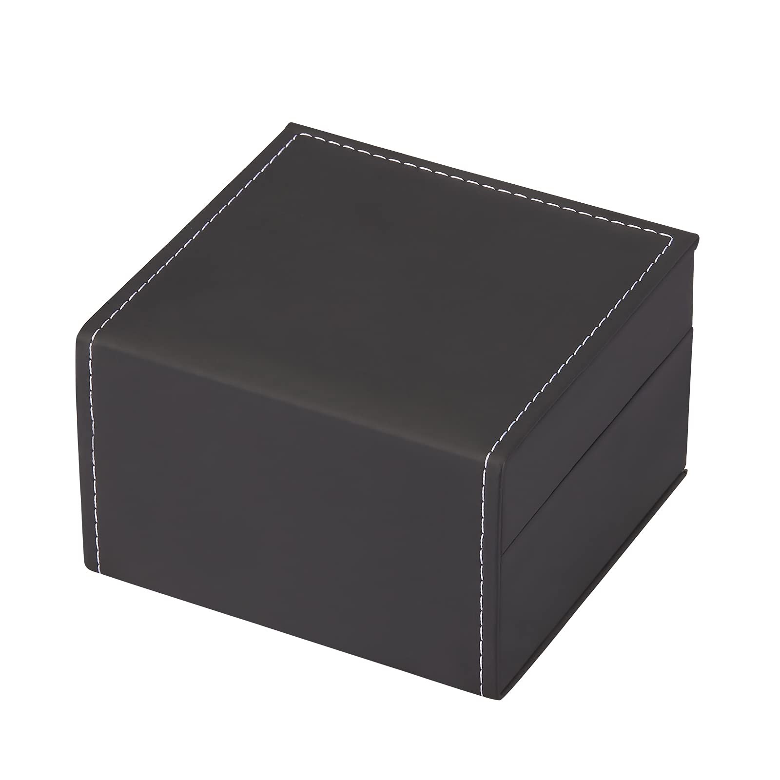 Luxury Black Single Watch Gift Box with Pillow PU Leather Wristwatch Display Cas
